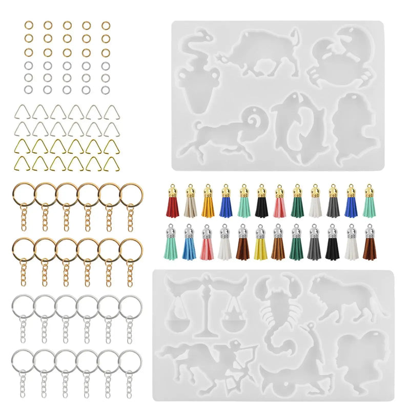 Resin Keychain Silicone Mould for Jewelry Making