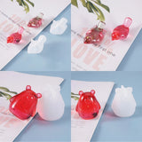 3D Animal Birds Bear Ornament Pendant Silicone Mould DIY Crafts Making Tools