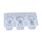 3D Bear Doll Ornament Silicone Mold DIY Crafts Decorations