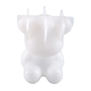 3D Diamond Bear Ornaments Silicone Mold for DIY Crafts