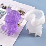 3D Diamond Bear Ornaments Silicone Mold for DIY Crafts