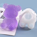 3D Diamond Bear Ornaments Silicone Mold for DIY Crafts