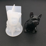 French Bulldog Silicone Mold for DIY Crafts Home Decorations