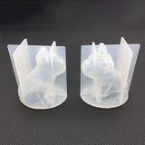 French Bulldog Silicone Mold for DIY Crafts Home Decorations