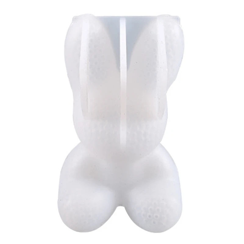 3D Rabbit Bunny Desktop Ornament Silicone Mould