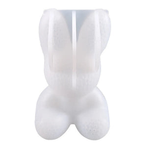 3D Rabbit Bunny Desktop Ornament Silicone Mold