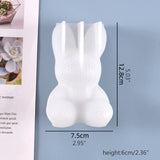 3D Rabbit Bunny Desktop Ornament Silicone Mold