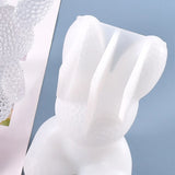 3D Rabbit Bunny Desktop Ornaments Resin Mold DIY Crafts Decorations