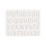 Epoxy Resin Mold Alphabet Letter Number Pendant Casting Silicone Mould