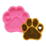 Bear Paw Keychain Silicone Mould DIY Jewelry Pendant Making