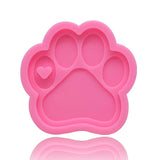 Bear Paw Keychain Silicone Mould DIY Jewelry Pendant Making