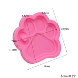 Bear Paw Keychain Silicone Mould DIY Jewelry Pendant Making