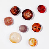 Button Buckle Casting Silicone Mould DIY Crafts Plaster Clay Candle Tools