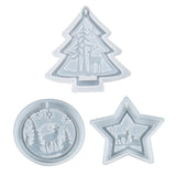 Christmas Pendant Silicone Mold for Jewelry Making