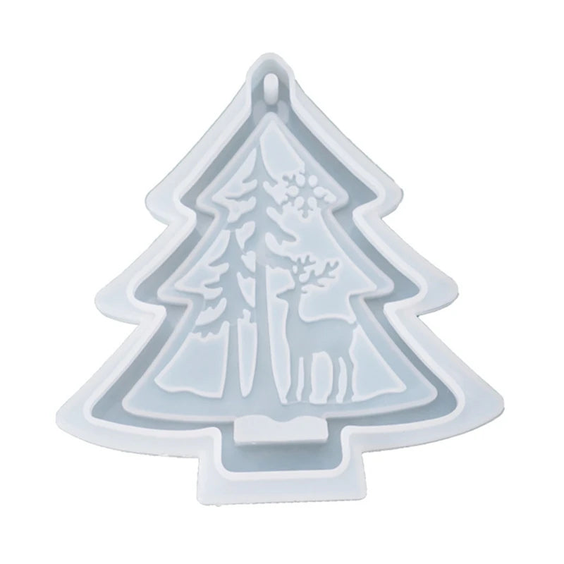Christmas Pendant Silicone Mold for Jewelry Making