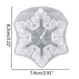 Christmas Snowflake Pendant Silicone Mold DIY Crafts