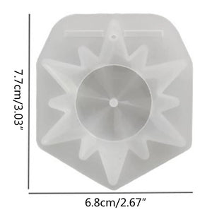 Christmas Snowflake Pendant Silicone Mold DIY Crafts
