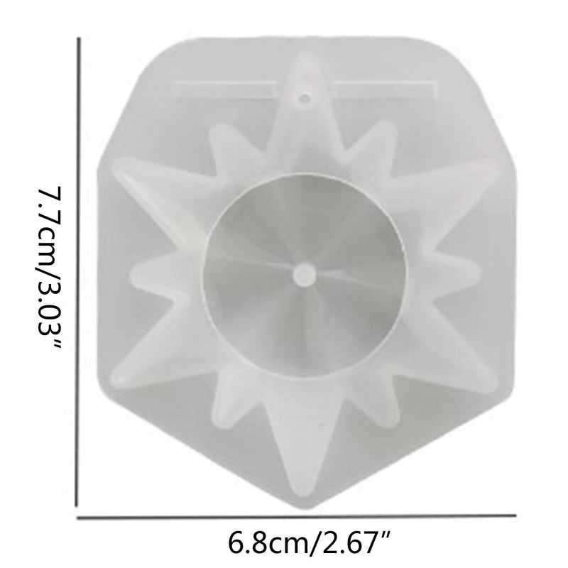 Christmas Snowflake Pendant Silicone Mold DIY Crafts