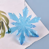Snowflake Pendant Silicone Mold for Epoxy Resin, Christmas Ornaments