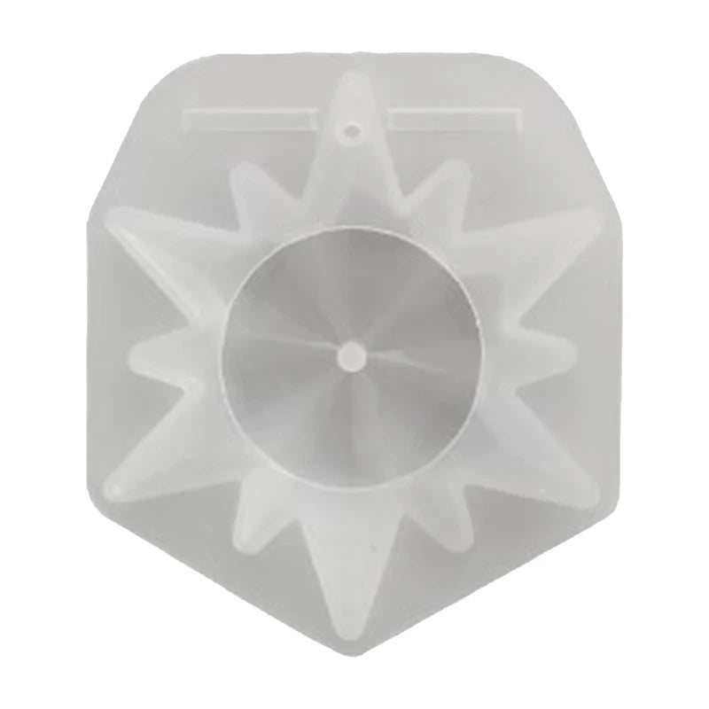 Snowflake Pendant Silicone Mold for Epoxy Resin, Christmas Ornaments