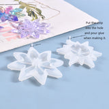 Snowflake Pendant Silicone Mold for Epoxy Resin, Christmas Ornaments