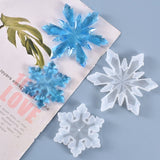 Snowflake Pendant Silicone Mold for Epoxy Resin, Christmas Ornaments