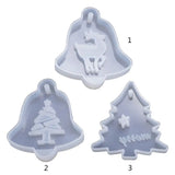 Christmas Tree Elk Pendant Resin Mold DIY Crafts Jewelry Making