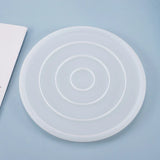 Round Tray Mirror Plate Casting Silicone Mold