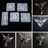 Devil Eye Pendant Casting Silicone Mold DIY Crafts