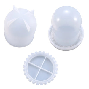 Dice Cup Casting Silicone Mould DIY Crafts Making Tool