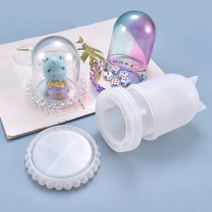 Dice Cup Casting Silicone Mould DIY Crafts Making Tool