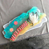 Silicone Mold for DIY Epoxy Resin Doorplate