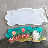 Silicone Mold for DIY Epoxy Resin Doorplate