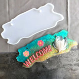 Silicone Mold for DIY Epoxy Resin Doorplate