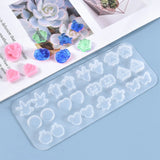 Epoxy Resin Mold Ear Studs Silicone Mould DIY Craft Jewelry Earring Tool