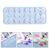 Epoxy Resin Mold Ear Studs Silicone Mould DIY Craft Jewelry Earring Tool