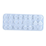 Epoxy Resin Mold Ear Studs Silicone Mould DIY Crafts Jewelry Pendant Making