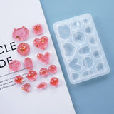Epoxy Resin Mold Ear Studs Silicone Mould DIY Jewelry Earring Pendant Making