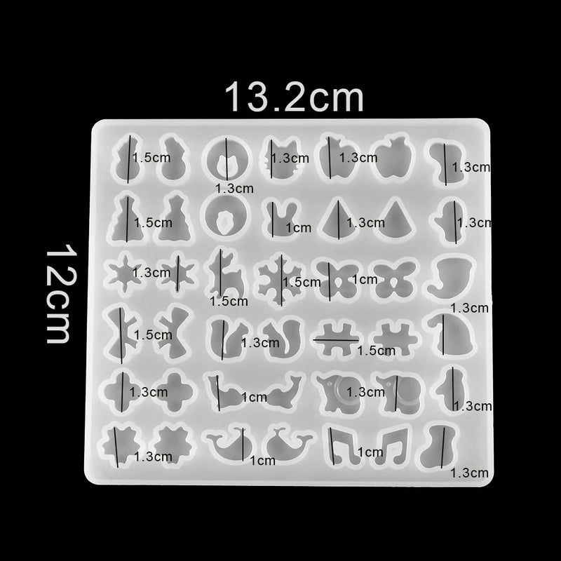Epoxy Resin Mold Earring Pendant Silicone Casting Mold
