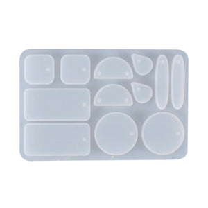 Epoxy Resin Mold Earrings Dangler Silicone Mould DIY Crafts Jewelry Making