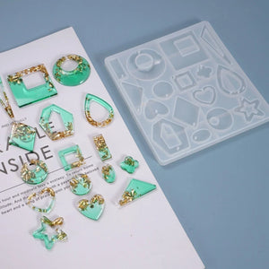Epoxy Resin Mold for Earrings Casting Silicone Mould DIY Crafts