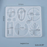 Epoxy Resin Mold Earrings Pendant Casting Silicone Mould DIY