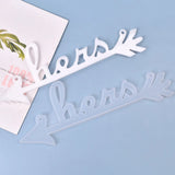Epoxy Resin Mold English Words Pendant Silicone Mould DIY Crafts Decor Jewelry