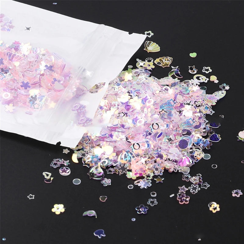 Epoxy Resin Mold Filler Nail Art Decoration Glitter Sequins