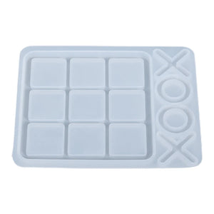 Tic-Tac-Toe Cabochons OX Board Resin Mold DIY Crafts