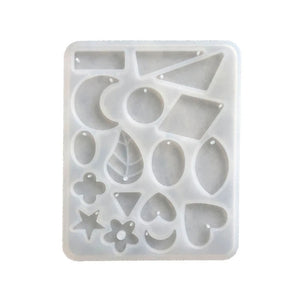 Epoxy Resin Mold Geometry Pendants Silicone Mould DIY Crafts Decor