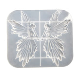 Epoxy Resin Mold Girl with Flute Angel Mirror Silicone Mould