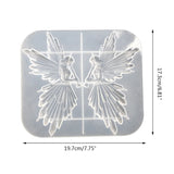 Epoxy Resin Mold Girl with Flute Angel Mirror Silicone Mould