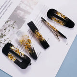 Epoxy Resin Mold Hair Clip Barrette Silicone Mould DIY Crafts Jewelry