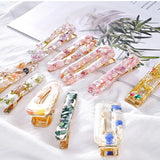 Epoxy Resin Mold Hair Clip Barrette Silicone Mould DIY Crafts Jewelry